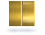 Комплект ручек РИМ ITAROS на круглой розетке матовое золото/золото SG/GP